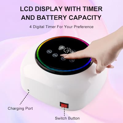 nail uv led lamp customize logo