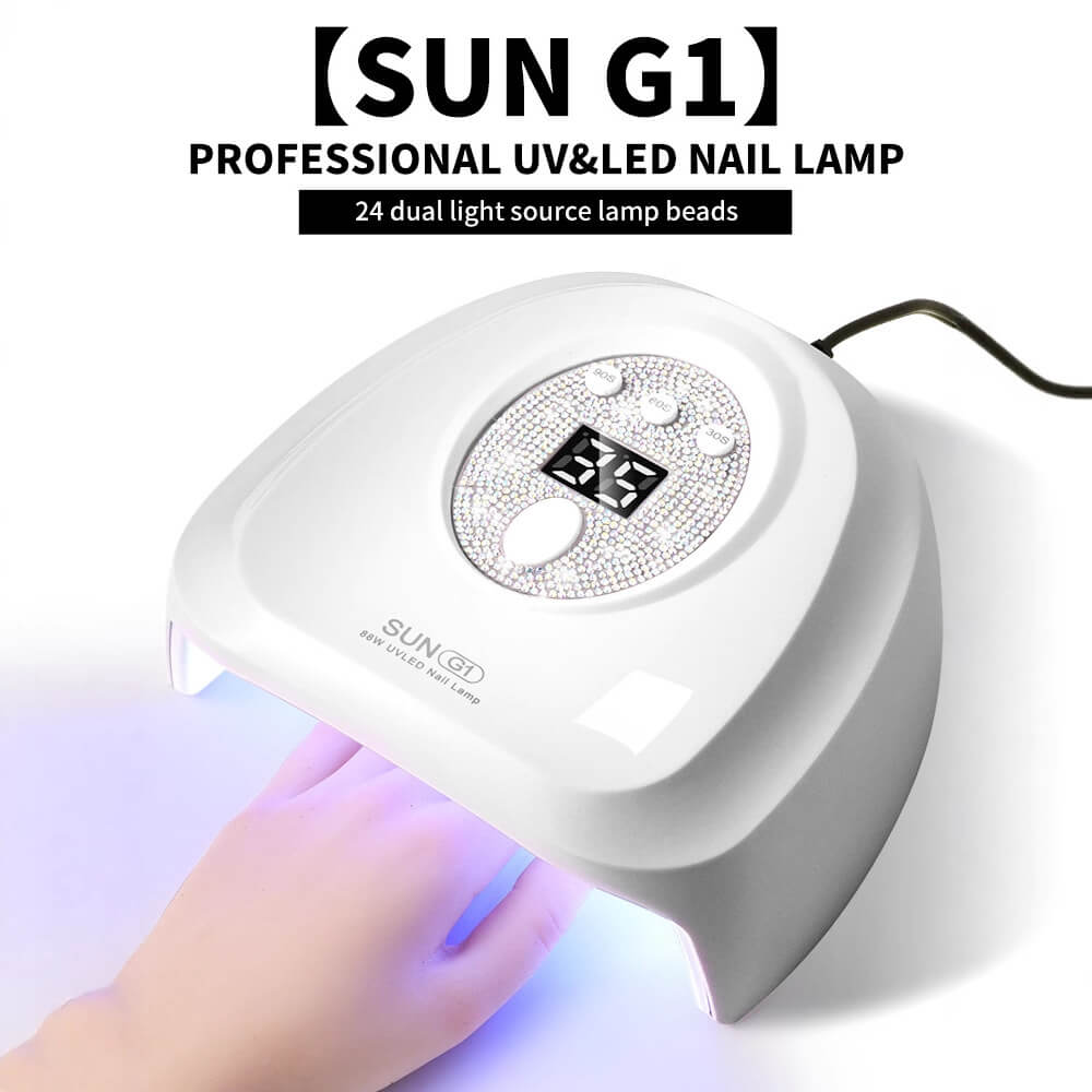 SUN G1 88W Rhinestone UV LED Nail Lamp