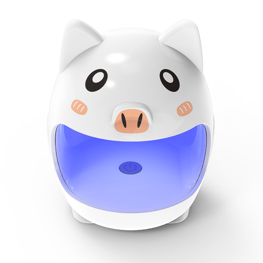 Cute Pig Portable Rechargeable UV LED Nail Lamp