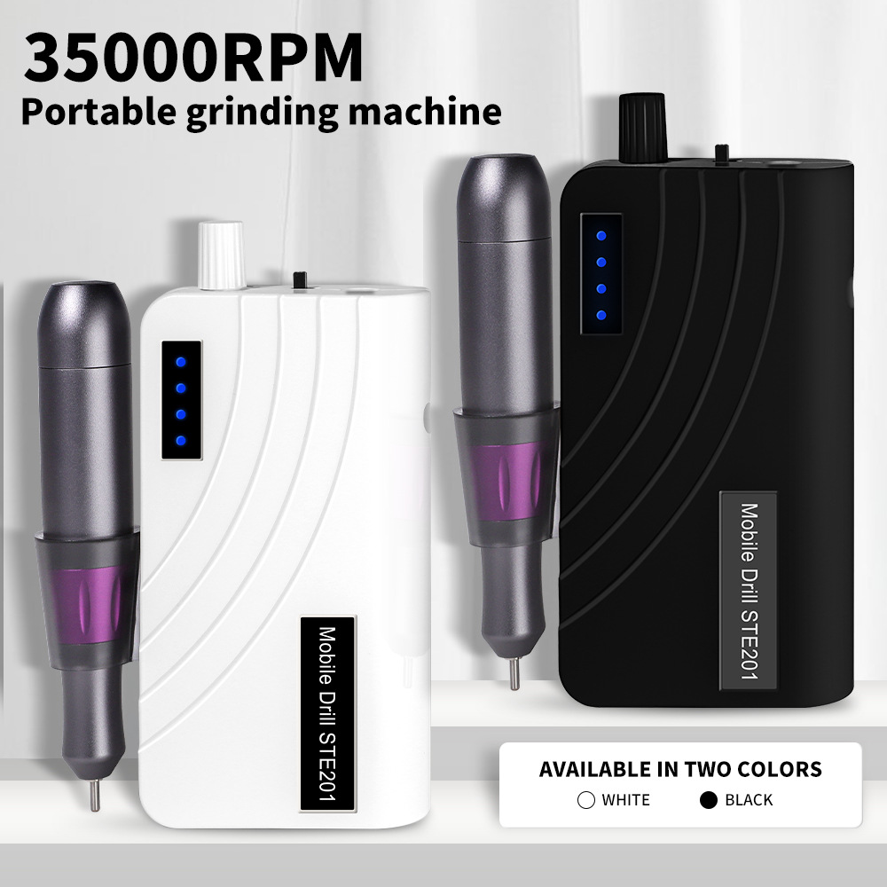 High Quality 35000 RPM Portable Rechargeable Nail Drill Machine