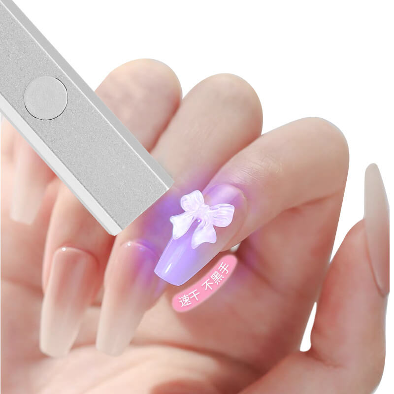 Portable Rechargeable 3W UV LED Nail Curing Lamp
