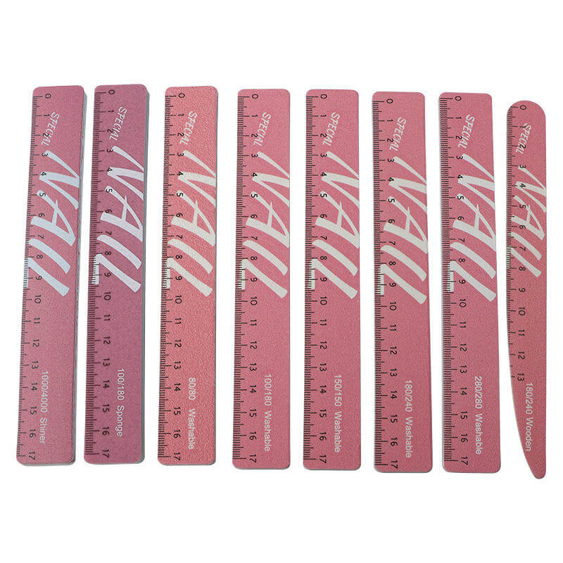 Salon-Quality Pink Series Professional Nail File Set