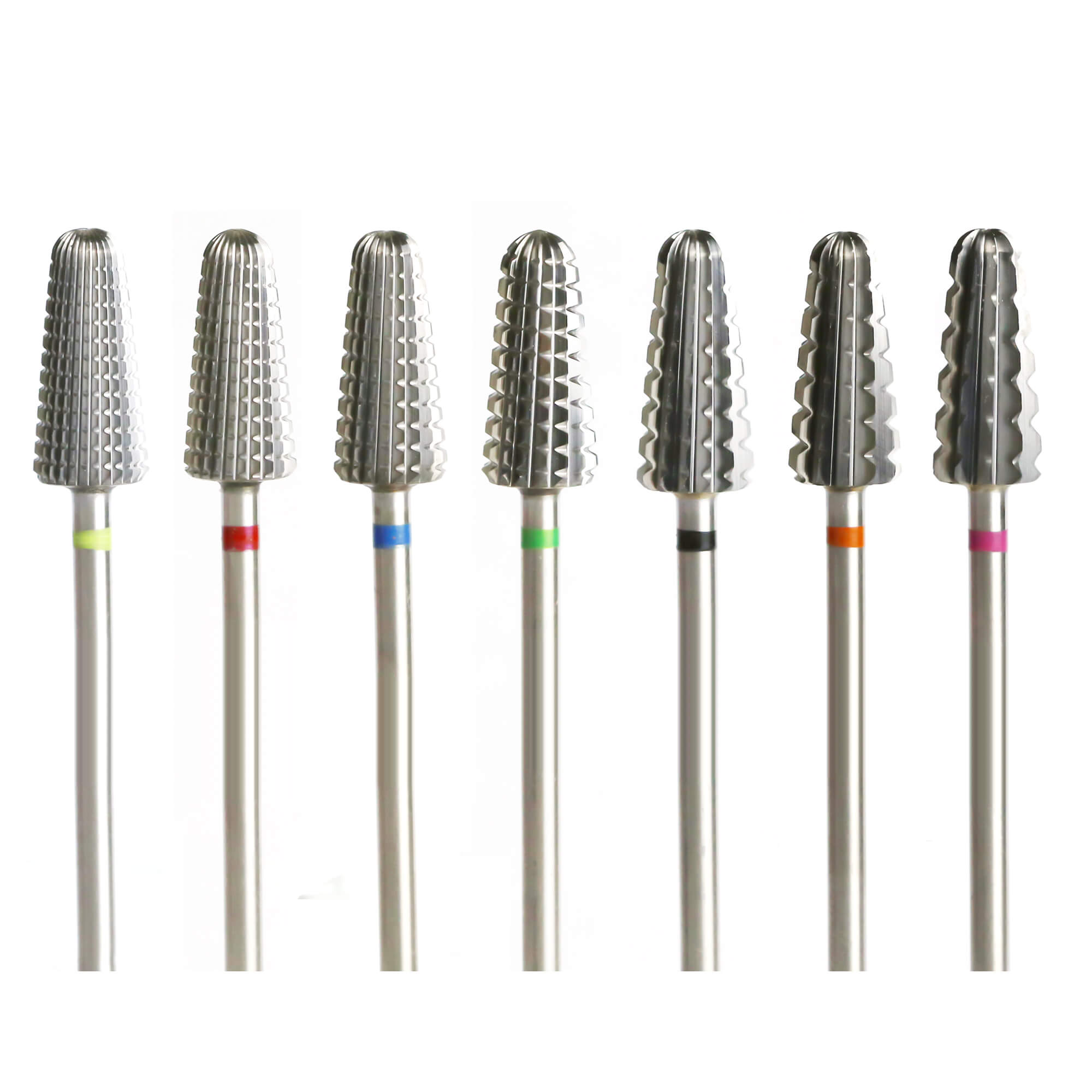 7PCS Tapered Barrel Tungsten Carbide Nail Drill Bit
